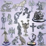 Wholesale Lead Free Pewter Figurines & Glass Bases