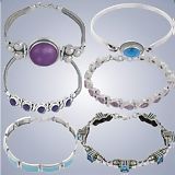 Wholesale Sterling Semi Precious Bracelets