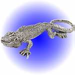 IGUANA PEWTER FIGURINE