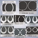 Wholesale Sterling Silver Hoop Earrings