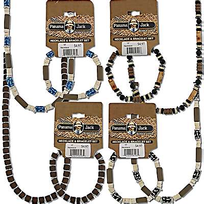 PANAMA JACK INDUSTRIAL NECK AND BRACELET SET