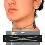 M-TV CHAIN RING COLLAR CHOKER