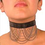 M-TV MULTI CHAIN DRAPE COLLAR CHOKER