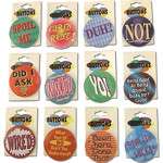 Buttons with sayings