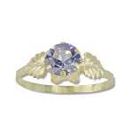 cubic zirconia 14K solid gold ring wholesale
