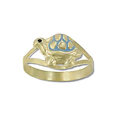 turtle ring with 14K gold wholesale