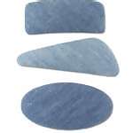 DENIM PADDED BAR BARRETTES