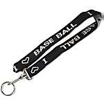 Baseball lanyard necklace keychain