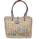 women's garden wicker style purses