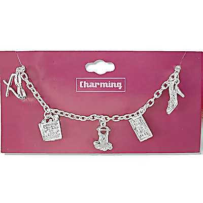 Shopping Charm Bracelet