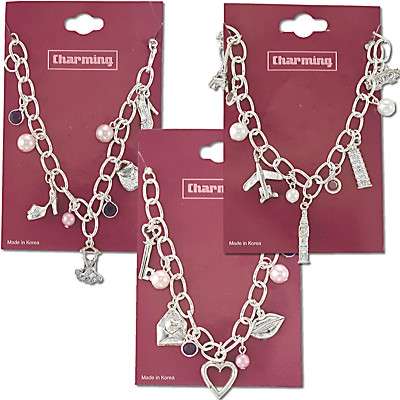 Shopping Charm Bracelet