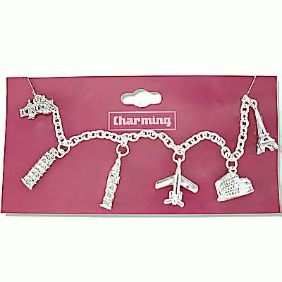 World Travel Charm Bracelet